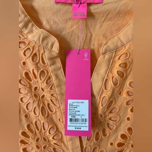 NWT Lilly Pulitzer Bekah Blouse - Large - Picture 5 of 6
